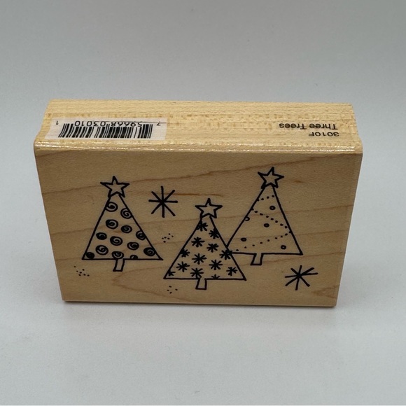 Other - Three Trees Rubber Stamp